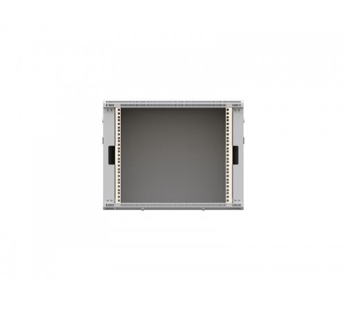 Шкаф настенный 19" TERACOM PRO 9U 600х450 мм дверь стеклянная с замком-ручкой серый  TRP-WLL-0964-40G  EKF