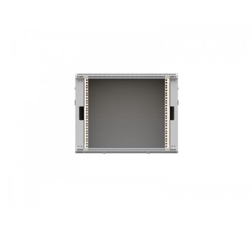 Шкаф настенный 19" TERACOM PRO 9U 600х450 мм дверь стеклянная с замком-ручкой серый  TRP-WLL-0964-40G  EKF