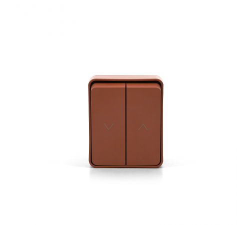 AtlasDesign Profi54 Терракотовый Выключатель 2-клавишный для жалюзи, 2хсх.4  ATN547019  SE
