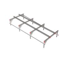 Опорная конструкция для установки оборудования TECHNORAPTOR 1200х3000 тип 3  KM-TR-SSEI-1200-3000-3  КМ - профиль