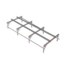 Опорная конструкция для установки оборудования TECHNORAPTOR 1200х3000 тип 3  KM-TR-SSEI-1200-3000-3  КМ - профиль