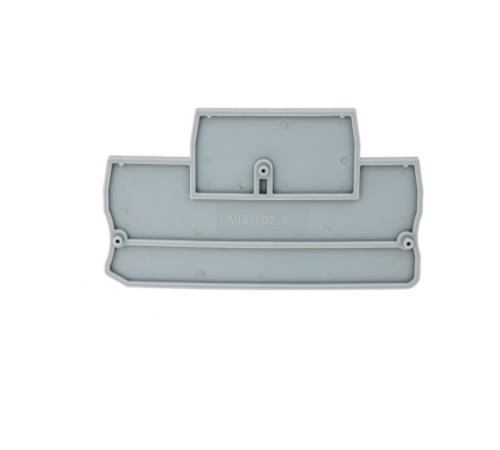 Заглушка торцевая для двухуровневых пружинных клемм 2.5 мм2, серая (упак. 20 шт.) MTS-PD2.5  88332  ОВЕН