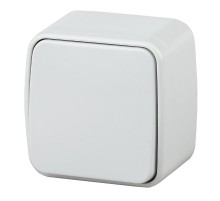 3-103-01 Intro Переключатель, 10А-250В, IP20, ОУ, Polo, белый  Б0036094  Intro