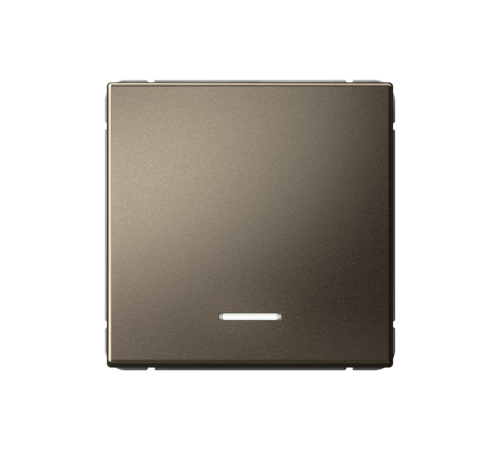 ArtGallery Выключатель 1-клавишный кнопочный с подсветкой, 10А, механизм  GAL000616  SE