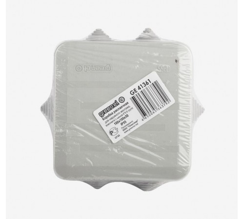 Коробка уравнивания потенциалов KUPR 100х100х50мм, шина 6х9, 8 групп IP55 (48/1440)  Б0051417  ЭРА