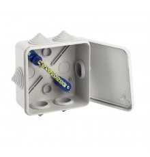 Коробка уравнивания потенциалов KUPR 100х100х50мм, шина 6х9, 8 групп IP55 (48/1440)  Б0051417  ЭРА