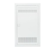 Встраиваемый комбинир. щит "Nova" (1 DIN + 2 МП) 3 габарит 12 мод. с металлической перфорированной дверью IP41  nv-cb-pmd-1+2  EKF