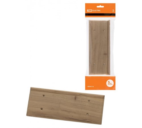 Накладка на бревно деревянная универсальная НБУ 1Пх3 240 мм, под покраску  SQ1821-0319  TDM