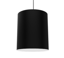 Светодиодный светильник DL-Roll подвесной 24 Вт 4000 К 140х190 мм RAL9005 черный муар с рассеивателем опал DALI  V1-R0-90137-30D01-2002440  VARTON