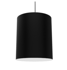Светодиодный светильник DL-Roll подвесной 15 Вт 3000 К 140х190 мм RAL9005 черный муар с рассеивателем опал  V1-R0-90137-30000-2001530  VARTON