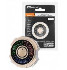 Выключатель "Не беспокоить" и  "Уборка" 16А 250В шампань, "Байкал"   SQ1819-0547  TDM