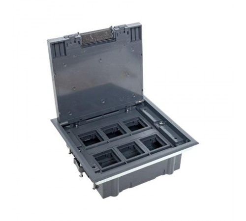 Лючок напольный с изменяемой глубиной C-Line 12 (с горизонтально расположенной приборной рамкой)  cl-ln-k-12  EKF