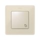 Simon 82 Клавиша с пиктограммой  "лампа" для одноклавишного выключателя, S82, S82N, S82 Detail, слоновая кост  82018-31  Simon