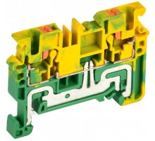 Колодка клеммная CP-PEN земля 2,5мм2 желто-зеленая  YCT21-00-K52-002  IEK