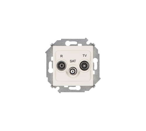Simon 15 Сл. кость Розетка R-TV-SAT одиночная, винт. зажим  1591466-031  Simon