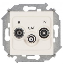Simon 15 Сл. кость Розетка R-TV-SAT одиночная, винт. зажим  1591466-031  Simon