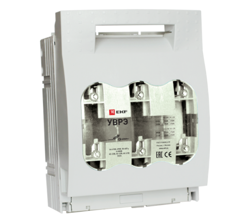 Выключатель-разъединитель УВРЭ 630А откидного типа под предохранители ППН (габ.3)  uvre-630  EKF
