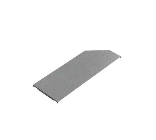 Крышка переходника левого 400-500 мм "ПЛЮС" HD  KPDplus400-500-L HD   КМ-профиль