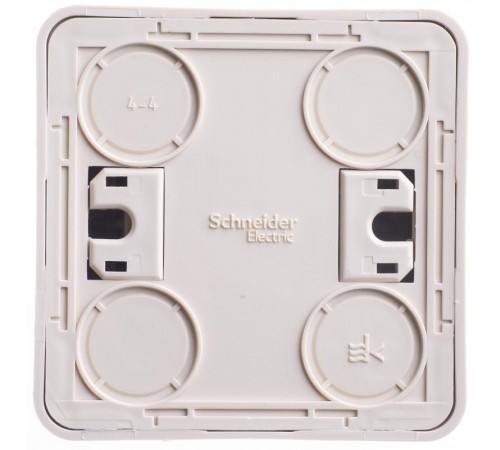 Этюд Кремовый О/У Переключатель 1-клавишный  BA10-004K  SE