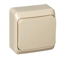 Этюд Кремовый О/У Переключатель 1-клавишный  BA10-004K  SE