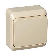 Этюд Кремовый О/У Переключатель 1-клавишный  BA10-004K  SE
