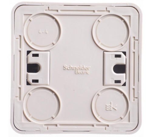 Этюд Кремовый О/У Переключатель 1-клавишный  BA10-004K  SE