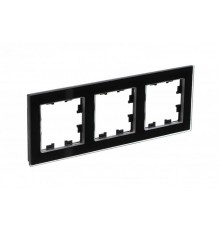AtlasDesign Nature Черный Рамка 3-ая, стекло   ATN321003  SE