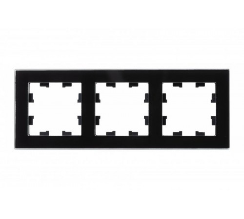 AtlasDesign Nature Черный Рамка 3-ая, стекло   ATN321003  SE