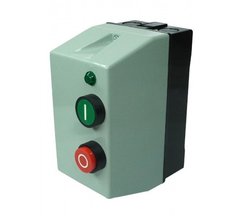 ПМЛ-4230 УХЛ4 Б, 380В/50Гц, 1р+1з, 63А, нереверсивный, с реле РТЛ-2059-2 48-65А из пластика IP54, с кнопками ПУСК + СТОП и сигнальной лампой, пускател