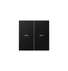 Клавиша для балансирных выключателей с символами "стрелки"; дюропласт; черный матовый A595PSWM Jung