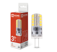 Лампа сд LED-JC 3Вт 12В G4 4000К 290Лм  4690612036021  IN HOME