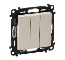 Valena LIFE DIY Сл.кость Выключатель 3-клавишный 10А 250В  752503  Legrand
