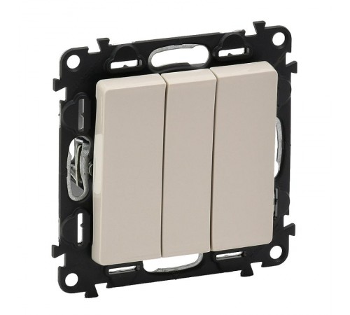 Valena LIFE DIY Сл.кость Выключатель 3-клавишный 10А 250В  752503  Legrand