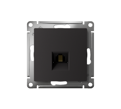 AtlasDesign Карбон Розетка телефонная RJ11, механизм  ATN001081  SE