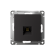 AtlasDesign Карбон Розетка телефонная RJ11, механизм  ATN001081  SE