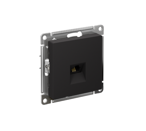 AtlasDesign Карбон Розетка телефонная RJ11, механизм  ATN001081  SE