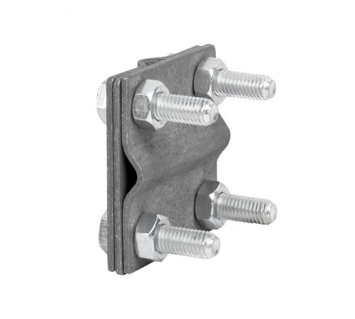 Зажим крестовидный прут-прут (3 пластины 57x57мм) HZ EKF PROxima   lp-55758   EKF