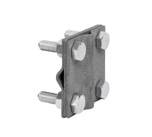 Зажим крестовидный прут-прут (3 пластины 57x57мм) HZ EKF PROxima   lp-55758   EKF