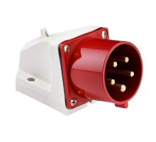 Вилка стационарная 515 3Р+РЕ+N 16А 380В IP44 EKF PROxima  ps-515-16-380  EKF