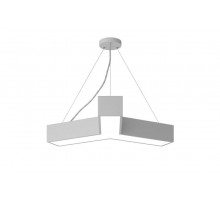 Светильник светодиодный Geometria Igrek SPO-141-W-40K-028 28Вт 4000K 1750Лм IP40 600*600*80 белый подвесной ЛТ  Б0058884  ЭРА