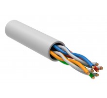 Витая пара U/UTP 5E 4х2х24AWG LSLTx бел. (305м) РФ/Т  LC1-C5E04-128-T-R  ITK