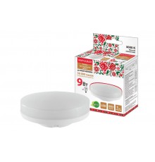 Лампа светодиодная GX53-9 Вт-230 В-3000 К-Э, h=26 мм, Народная  SQ0340-1521  TDM