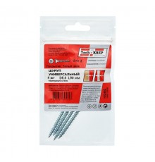 Саморез ШУц 5,0х90 пот. гол. (4 шт) - пакет ( 0,031 кг)  102452  Tech-KREP