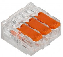 Строительно-монтажная клемма СМК 221-613 (4шт/упак)  UKZ40-613-004  IEK