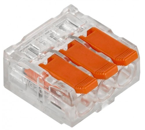 Строительно-монтажная клемма СМК 221-613 (4шт/упак)  UKZ40-613-004  IEK