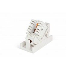 SIP2K-C6-M45-22.5 Розетка (вставка) 45x22,5 (аналог Mosaic) с наклонным модулем RJ-45 категории 6  35211  Hyperline