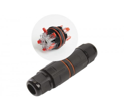 Соединитель-коннектор 5-контакт, с СМК221 пружинным контактом, водонепроницаемый, LD535  49191  STEKKER