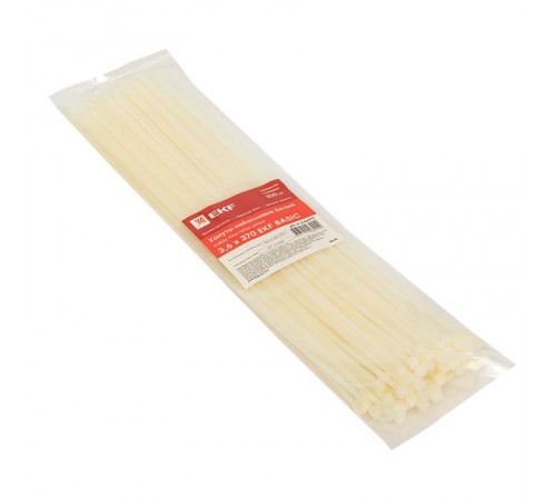 Хомут нейлоновый 3,6х370 (уп./100шт) EKF Simple  plc-c-3.6x370  EKF