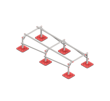 Опорная конструкция для установки оборудования TECHNORAPTOR FOOT 1000х2500  KM-TR-F-SSEI-1000-2500  КМ - профиль