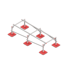Опорная конструкция для установки оборудования TECHNORAPTOR FOOT 1000х2500  KM-TR-F-SSEI-1000-2500  КМ - профиль